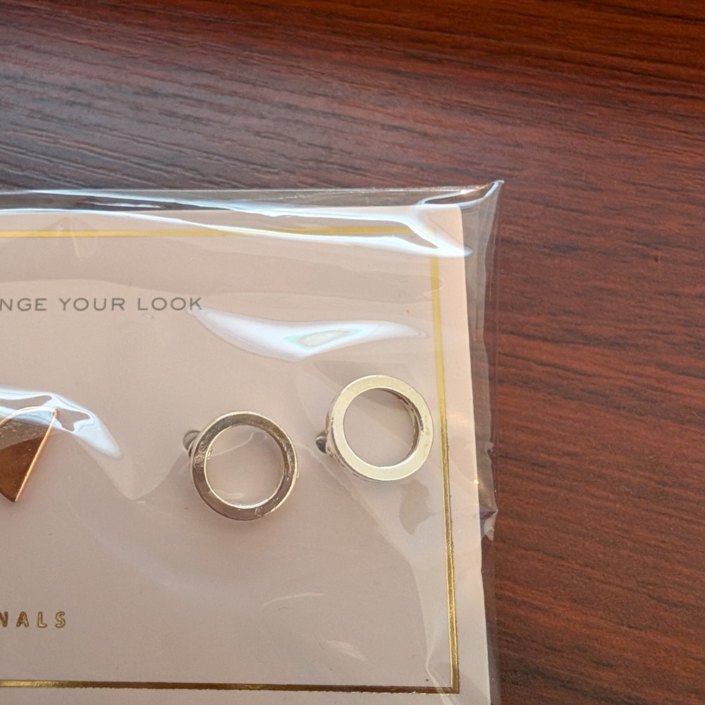 Foxy Originals Gold and Silver Toned Earrings Set - Picture 5 of 6
